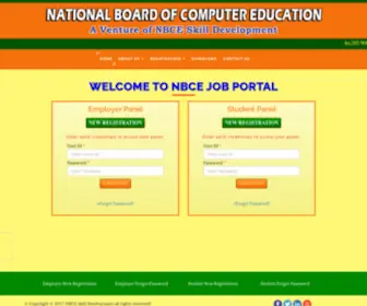 Nbcejobportal.in(NBCE JOB PORTAL) Screenshot