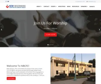 NBCFC.org(New Beginning Christian Fellowship Church) Screenshot