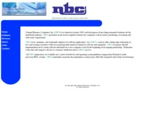 Nbcisoftware.com(National Business Computers) Screenshot