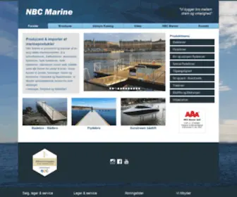 NBcmarine.dk(NBC Marine er producent og importør af marineprodukter og komplette løsninger) Screenshot