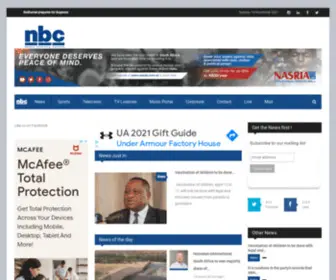 NBcnews.na(The Namibian Broadcasting Corporation (nbc)) Screenshot