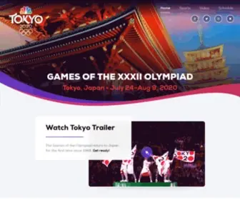 Nbcolympics.com(Tokyo Olympic Games) Screenshot