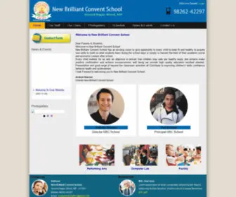 NBCSchool.com(New Brilliant Convent School) Screenshot