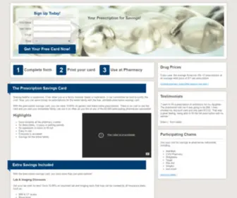 NBdrugcard.com(The Free Pharmacy Card) Screenshot