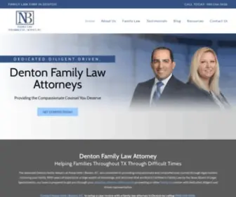 Nbfamilylaw.com(Our compassionate team of dedicated lawyers) Screenshot