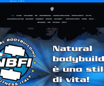 Nbfi.it(NBFI Natural Bodybuilding & Fitness) Screenshot