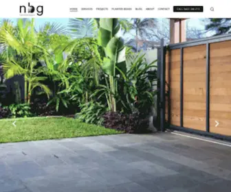 NBglandscapes.com.au(Landscaping Sydney) Screenshot