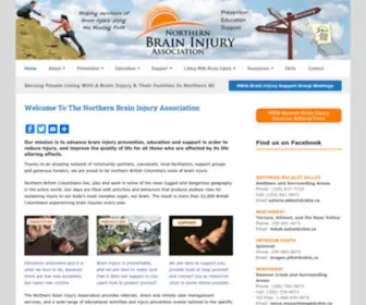 Nbia.ca(Northern Brain Injury Association) Screenshot
