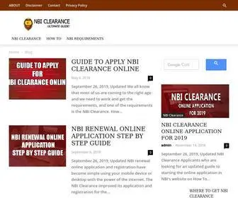 Nbiclearance-Online.com(NBI CLEARANCE ONLINE) Screenshot