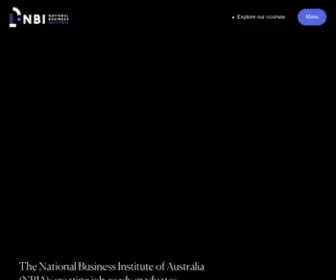 Nbi.com.au(National Business Institute of Australia) Screenshot