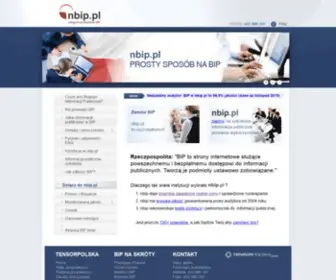 Nbip.pl(Usługa do prowadzenia BIP) Screenshot