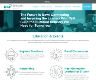 NBjsummit.com(NBJ Summit 2021) Screenshot