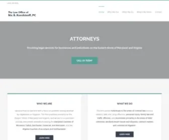 NBklaw.com(Offering a Full Rage of Legal Services for Businesses and Individuals) Screenshot