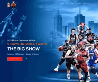 NBlcup.com.au(2021 NBL Cup) Screenshot