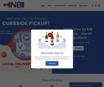 Nbliquors.com(KH&H Liquors) Screenshot