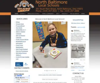 NBLS.org(North Baltimore Local Schools) Screenshot