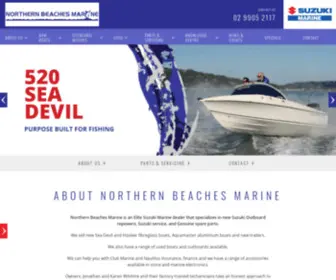 Nbmarine.com.au(Northern Beaches Marine) Screenshot