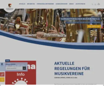 NBMB-Online.de(NBMB Nordbayerischer Musikbund e) Screenshot