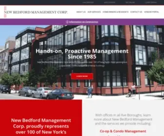 NBMGMT.com(New Bedford Management Corp) Screenshot