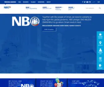 Nbo.co.om(National Bank of Oman) Screenshot