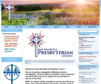 NBpres.org(New Braunfels Presbyterian Church) Screenshot