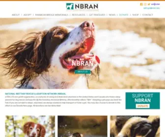 Nbran.org(National Brittany Rescue & Adoption Network) Screenshot