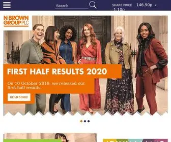 Nbrown.co.uk(N Brown Group plc) Screenshot