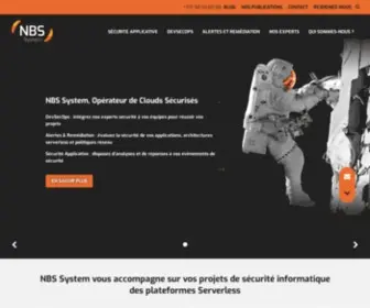 NBS-SYstem.com(Bénéficiez de l'expertise de NBS System sur la Sécurité des Clouds) Screenshot