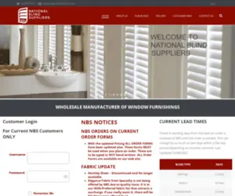 NBSblinds.com.au(National Blind Suppliers) Screenshot