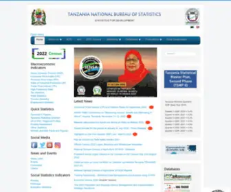 NBS.go.tz(National Bureau of Statistics) Screenshot