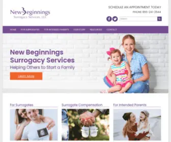 Nbsurrogacy.com(Gestational Surrogacy Services) Screenshot