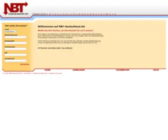 NBT-Deutschland.de(NBT Deutschland) Screenshot