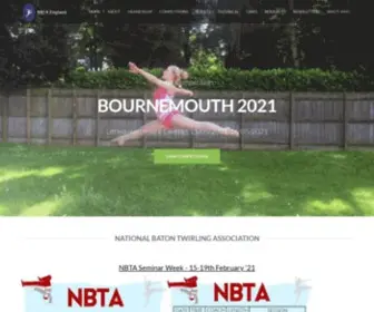 Nbta.org.uk(National Baton Twirling Association) Screenshot