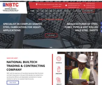 NBTcqatar.com(National Builtech Trading & Contracting Company) Screenshot