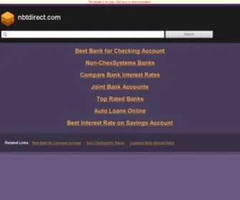 NBtdirect.com(National Bank and Trust) Screenshot