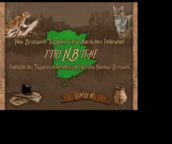 NBtrappers.ca(New Brunswick Trappers & Fur Harvesters Federation) Screenshot