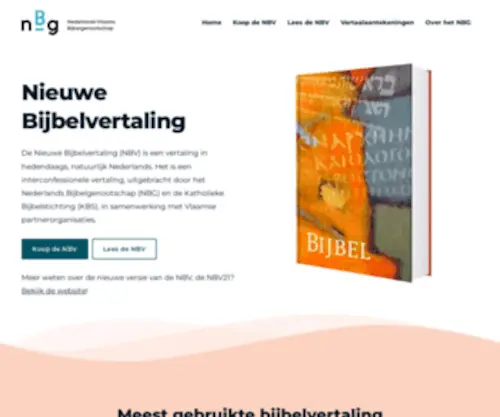 NBV.nl(De Nieuwe Bijbelvertaling (NBV)) Screenshot