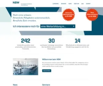NBW.ch(Netzwerk für betriebswirtschaftliche Weiterbildung) Screenshot