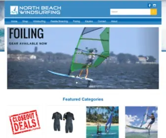 Nbwindsurfing.com(North Beach Windsurfing) Screenshot