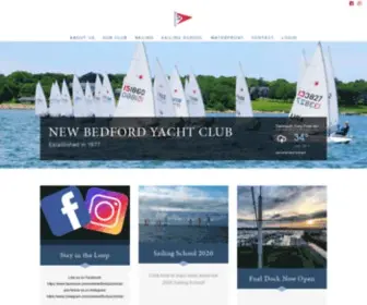 NBYC.com(New Bedford Yacht Club) Screenshot