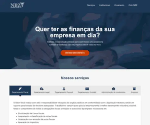 NBzcon.com.br(Escritório de Contabilidade) Screenshot