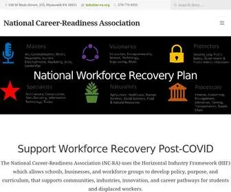 NC-RA.org(National Workforce Recovery Plan) Screenshot
