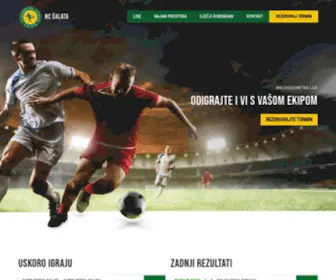 NC-Salata.hr(Nogometni centar Šalata se nalazi na zagrebačkom Velesajmu) Screenshot
