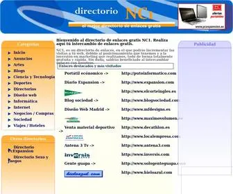 NC1.es(Directorio de enlaces) Screenshot