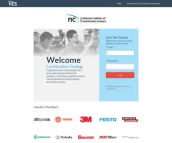 NC3Certs.com(National Coalition of Certification Centers) Screenshot