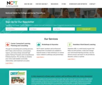 NC3T.com(National Center for College and Career Transitions) Screenshot
