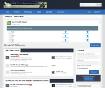 NC700-Forum.com(Honda NC700 Forum) Screenshot