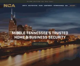 Nca-Alarms.com(NCA Alarms Nashville) Screenshot