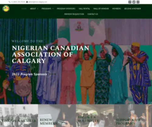 Nca-Calgary.com(Nigerian Canadian Association of Calgary (NCAC)) Screenshot