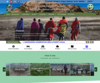 Ncaa.go.tz(Ngorongoro Conservation Area Authority) Screenshot